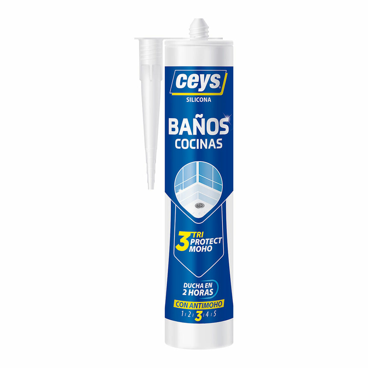 Silicone Ceys Triprotect Transparente 280 ml