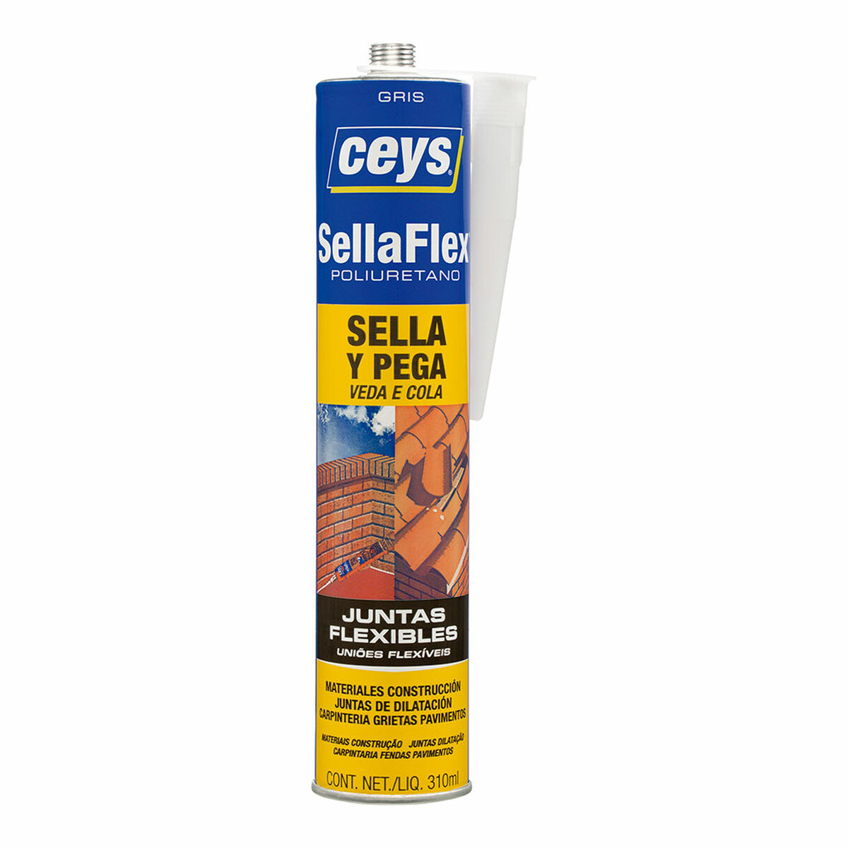 Selador/Adesivo Ceys Sellaflex Cinzento 310 ml