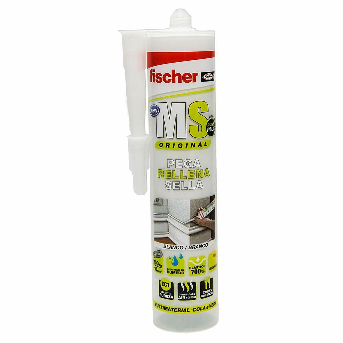Selador/Adesivo Fischer Ms Branco 290 ml