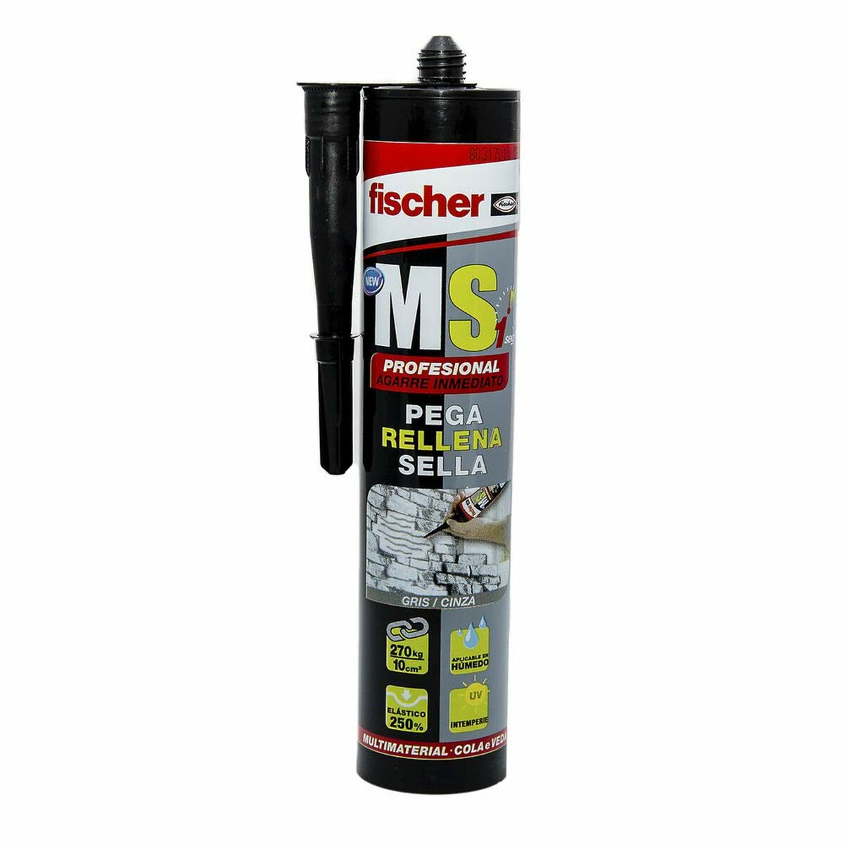 Selador/Adesivo Fischer Ms Cinzento 290 ml