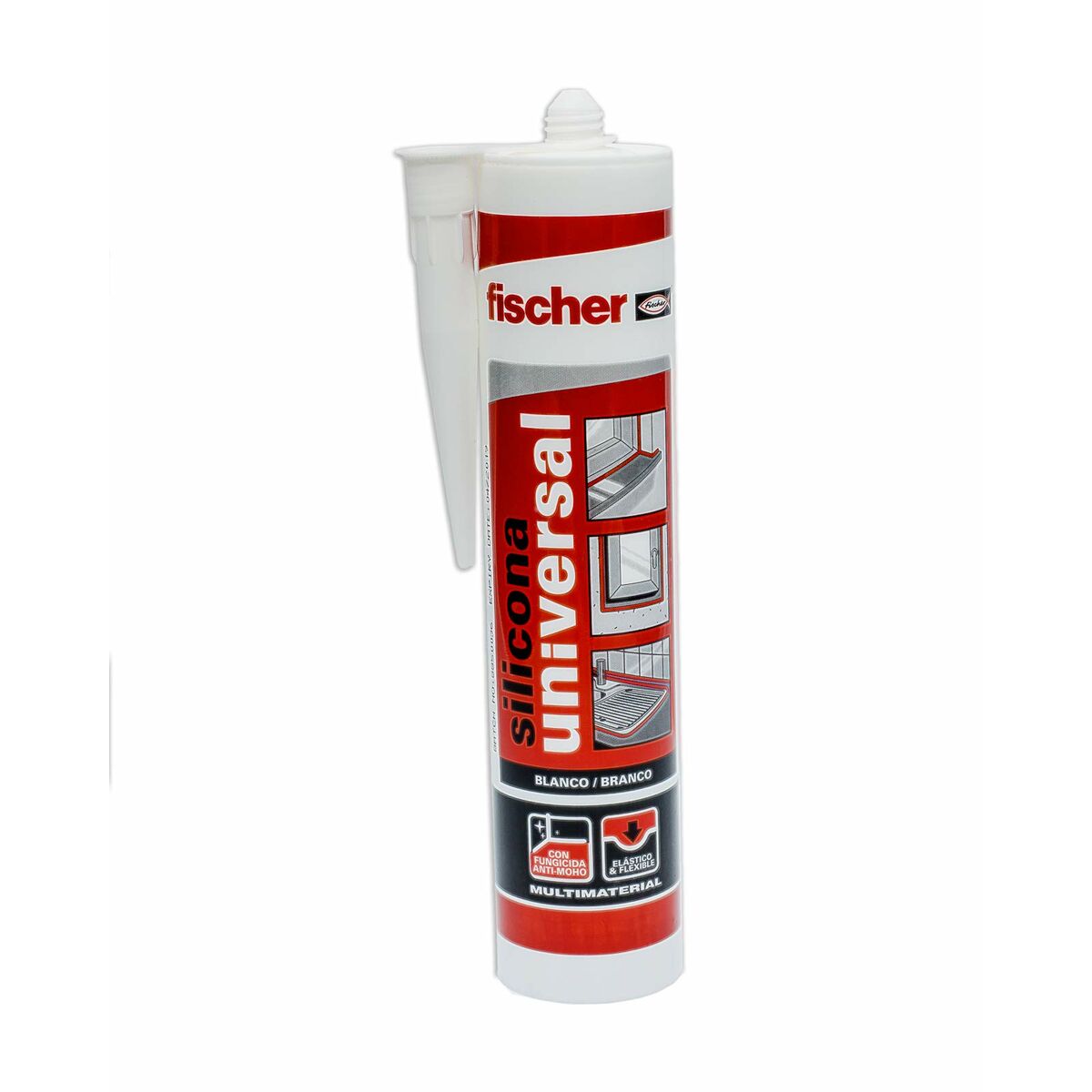 Silicone Fischer Branco 280 ml