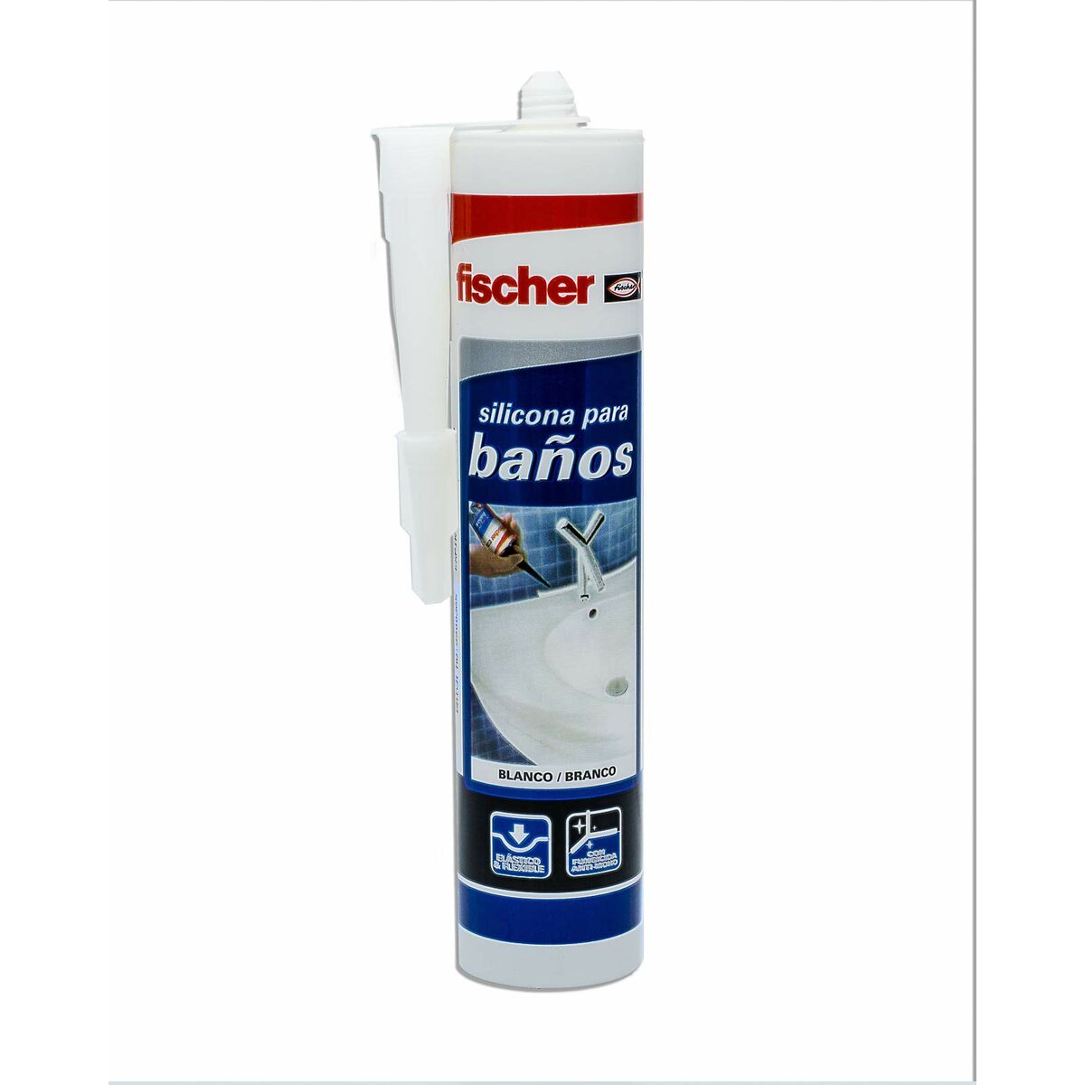 Silicone Fischer Branco 300 ml