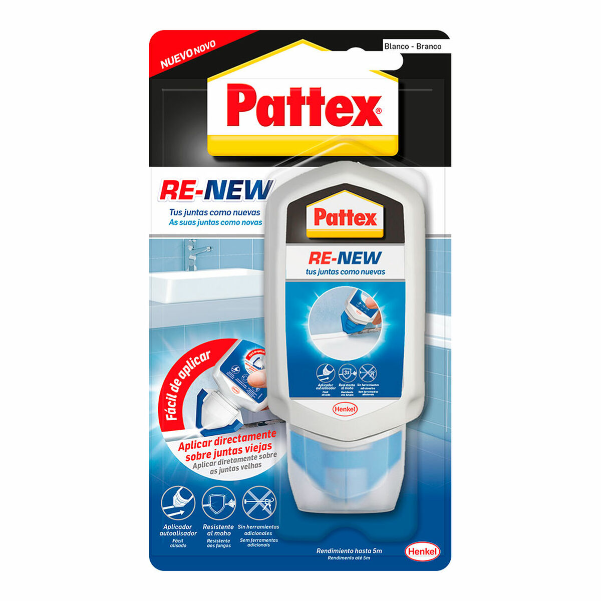 Silicone Pattex Re-new Branco 100 g (1 Peça)