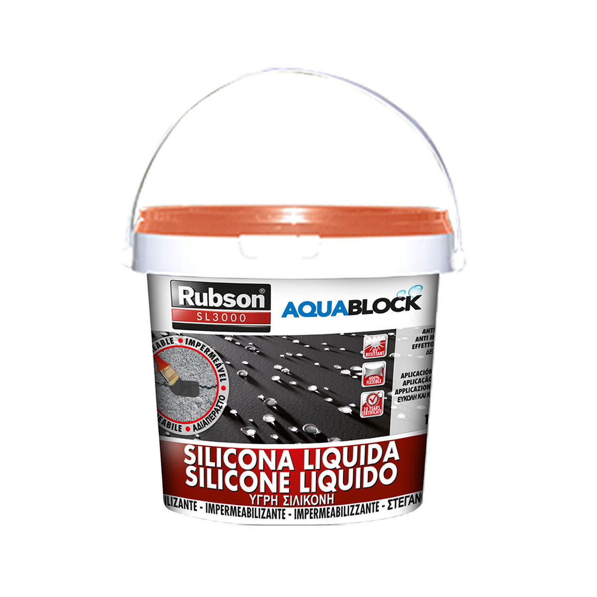 Silicone Rubson aquablock Telha 1 kg