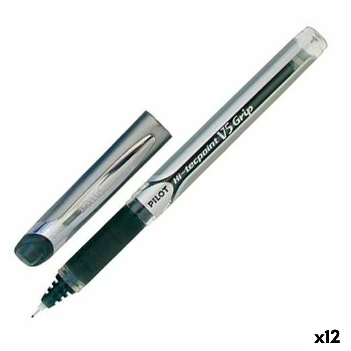 Caneta Roller Pilot V5 Grip Preto 0,3 mm (12 Unidades)