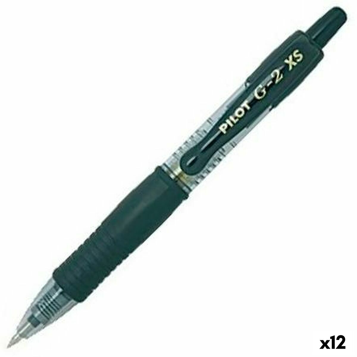 Caneta Roller Pilot G-2 XS Retrátil Preto 0,4 mm (12 Unidades)