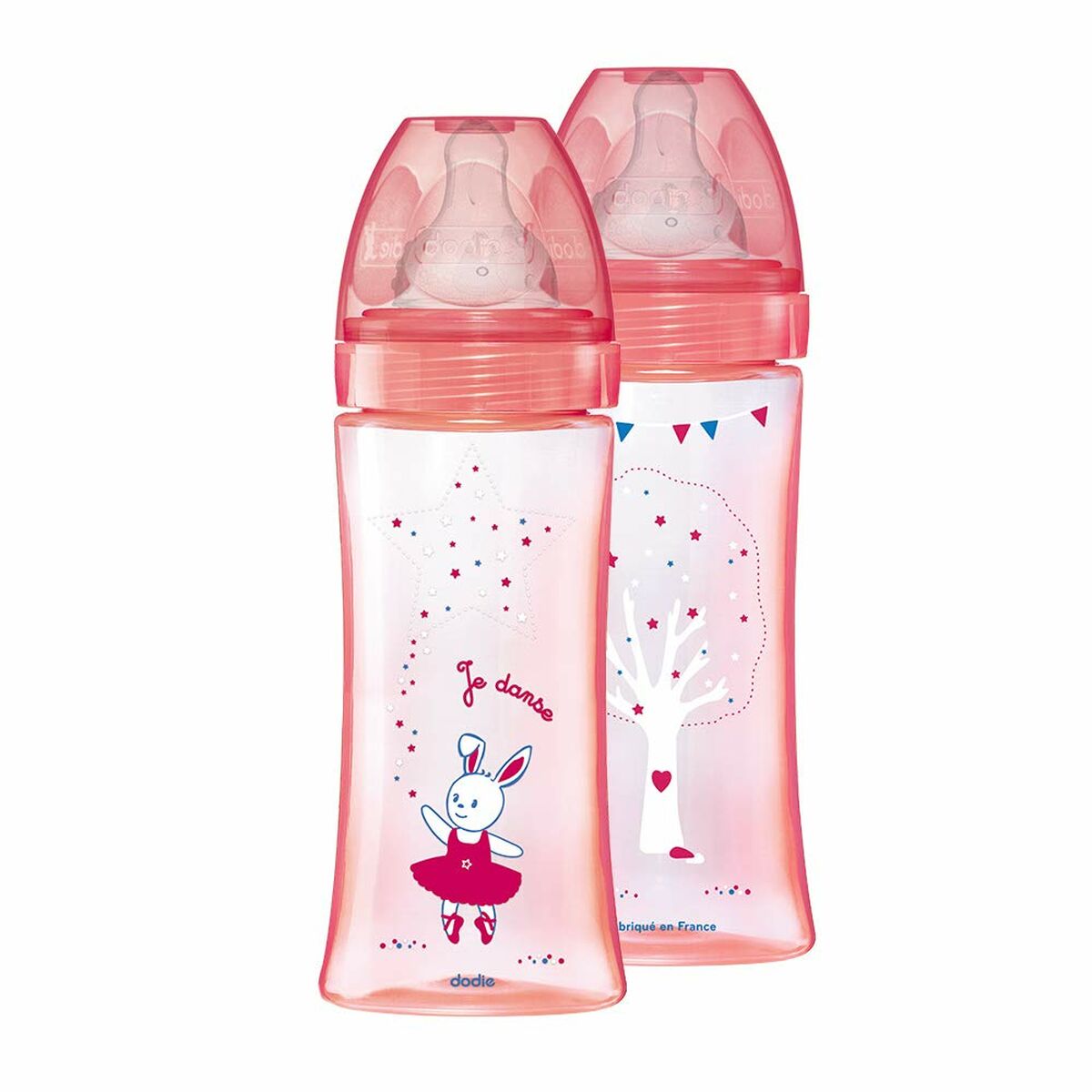 Conjunto de biberões Dodie 3700763537061 2 uds (330 ml)