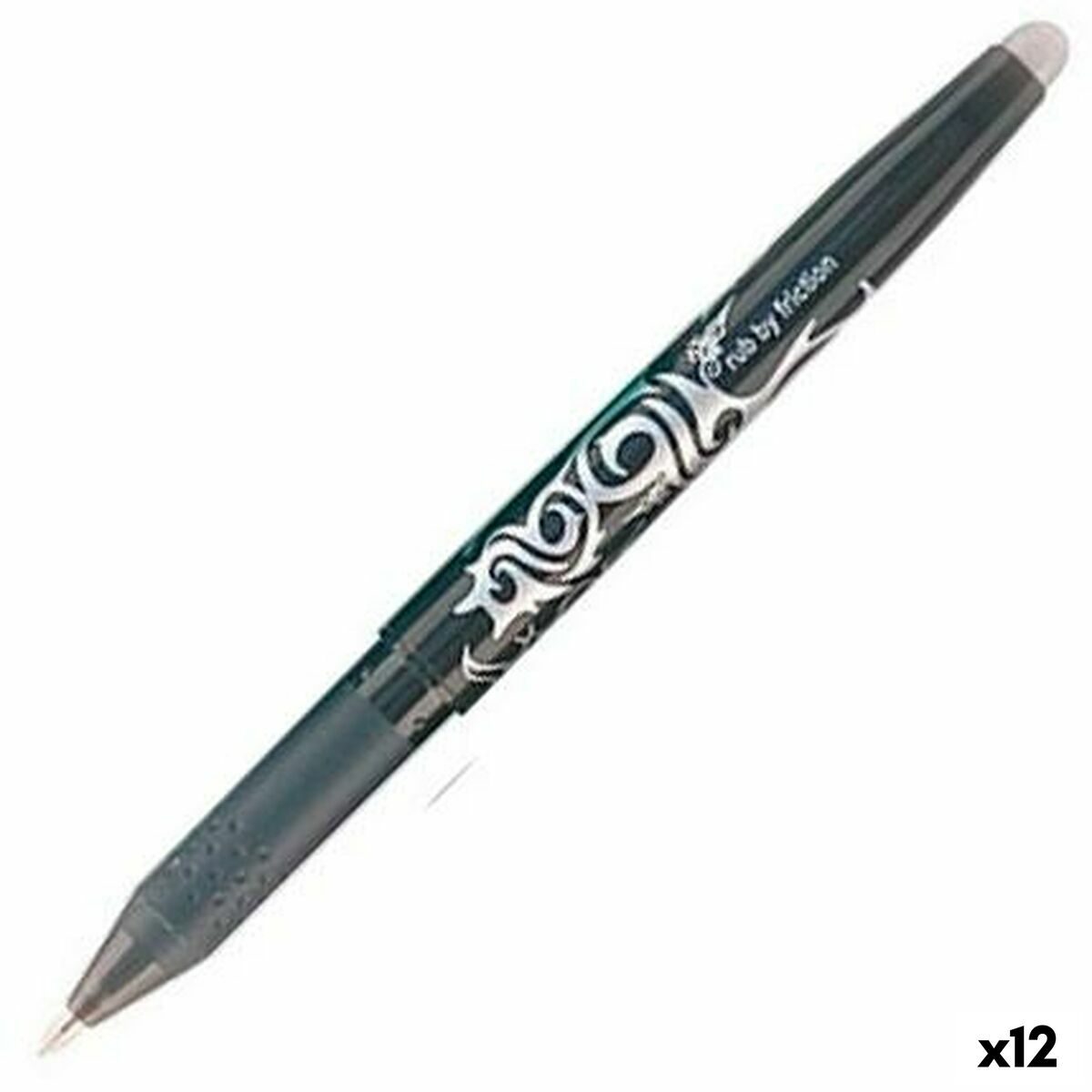 Caneta Pilot Frixion Ball Tinta apagável Preto 0,4 mm 0,7 mm (12 Unidades)