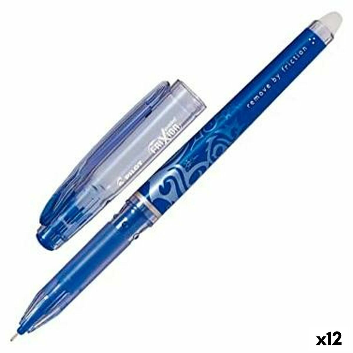 Esferográfica de tinta líquida Pilot Frixion Point Tinta apagável Azul (12 Unidades)
