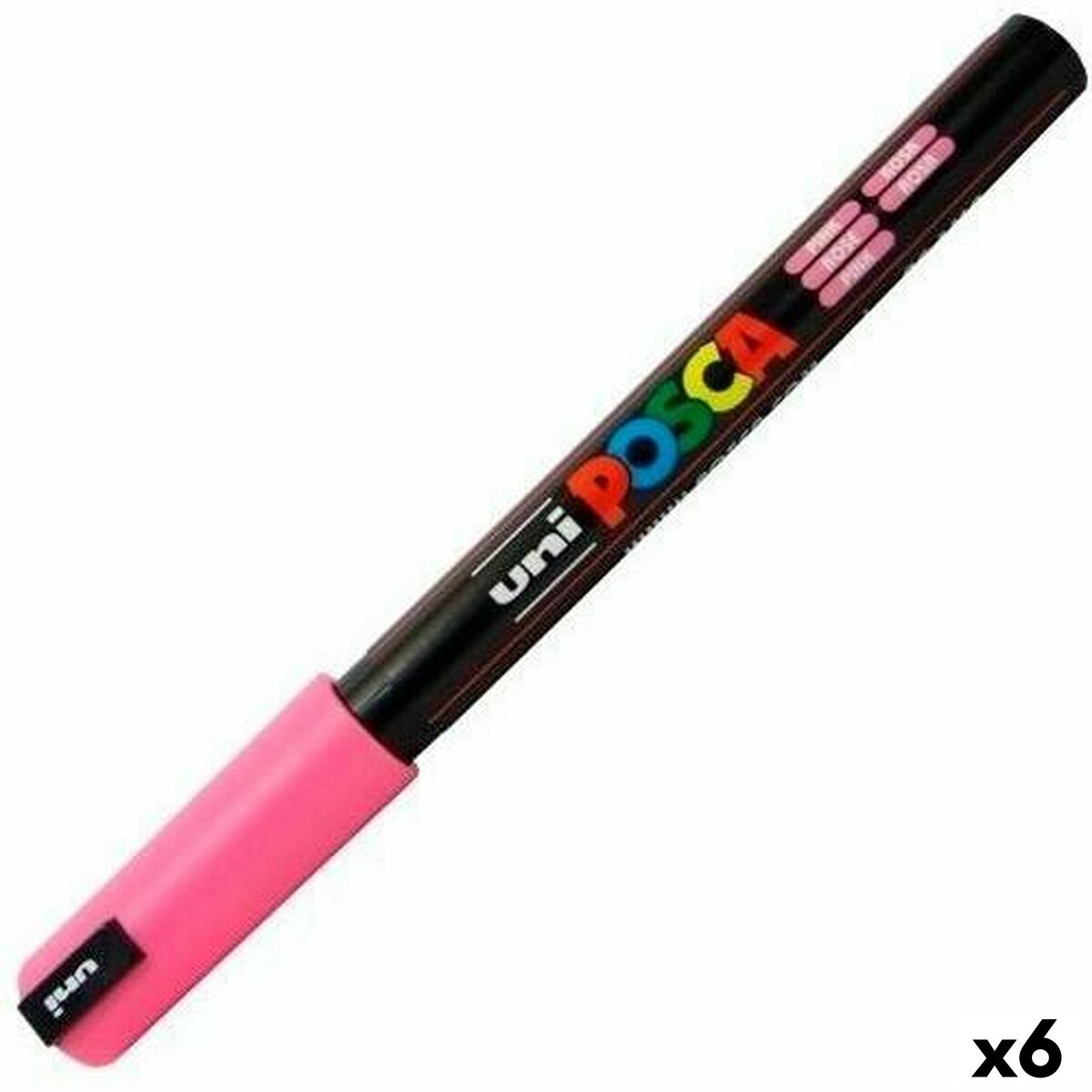 Marcador POSCA PC-1MR Cor de Rosa (6 Unidades)
