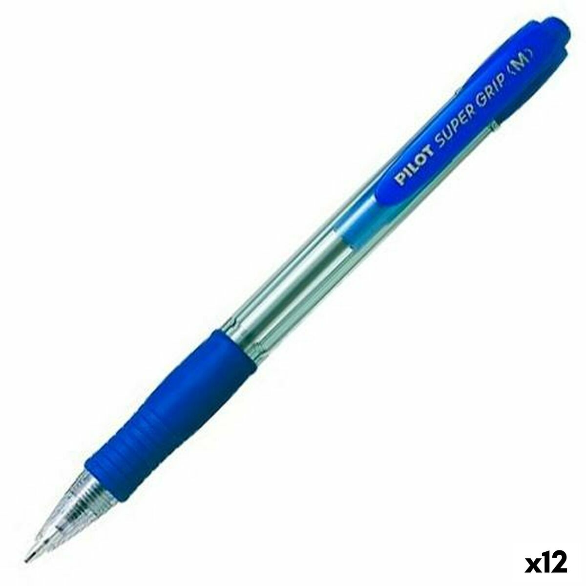 Caneta Pilot Supergrip Azul 0,4 mm 1 mm (12 Unidades)