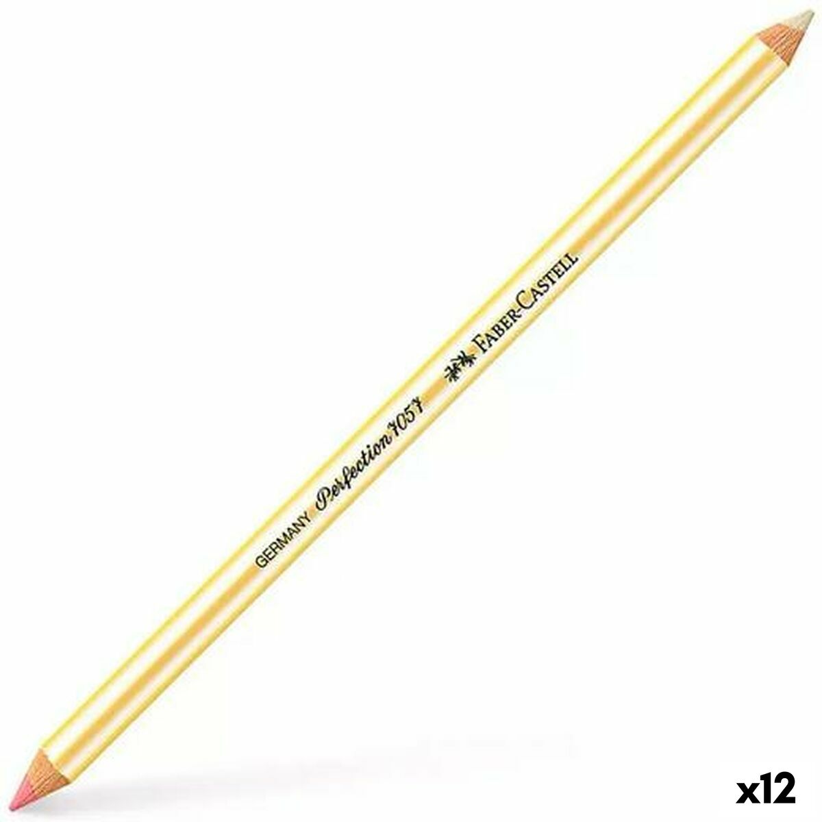 Lápis Corretor Faber-Castell Perfection 7057 (12 Unidades)
