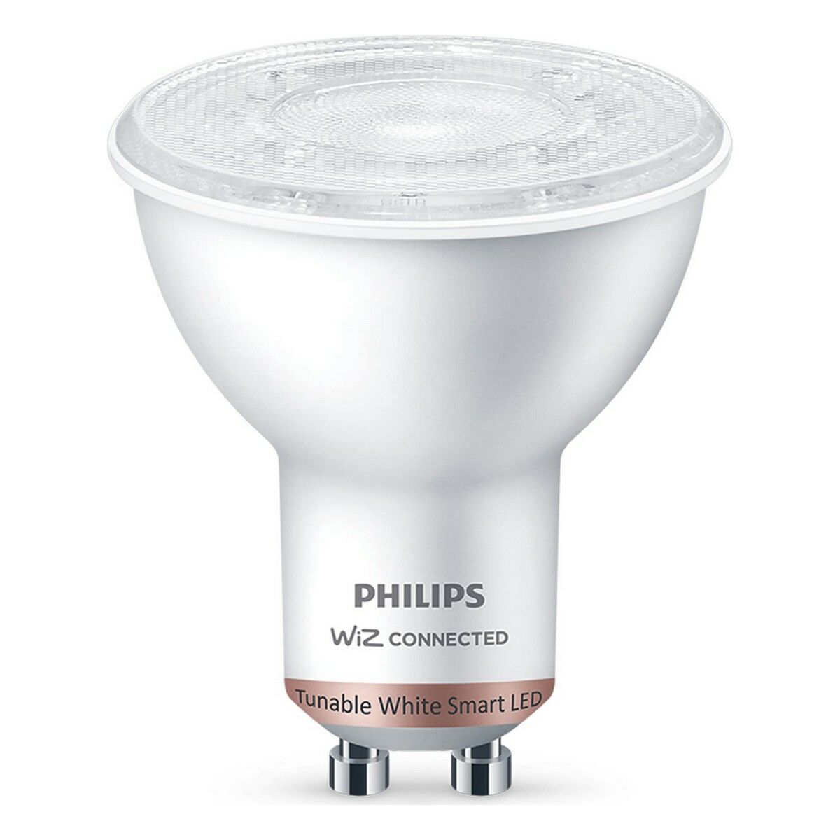 Lâmpada LED dicróica Philips Wiz Branco F 4,7 W GU10 345 Lm (2700 K) (2700-6500 K)