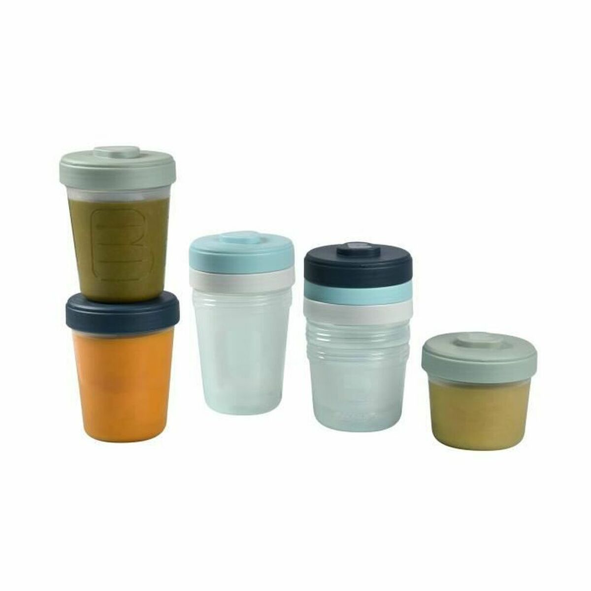 Conjunto de recipientes para comida de bebê Béaba