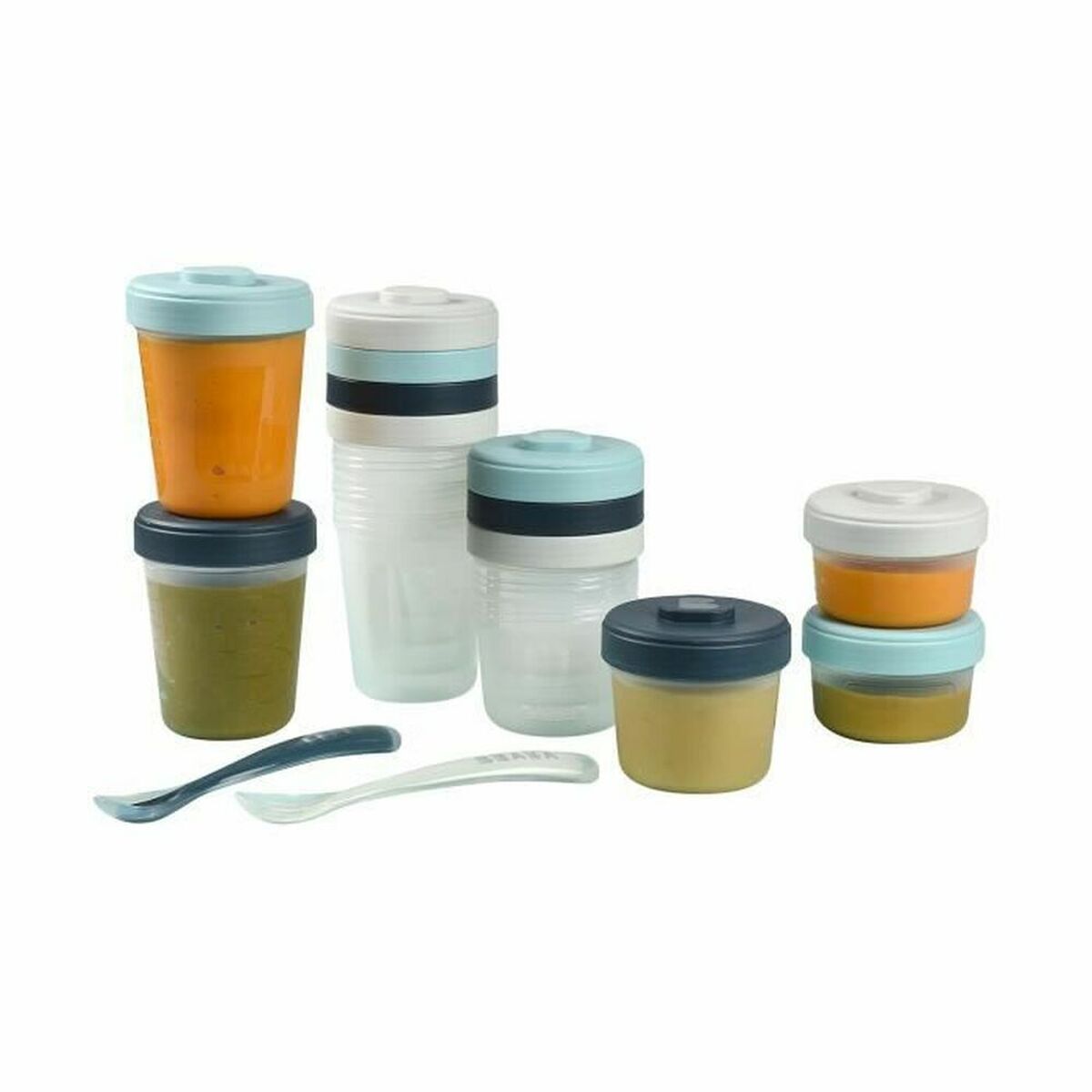 Conjunto de recipientes para comida de bebê Béaba
