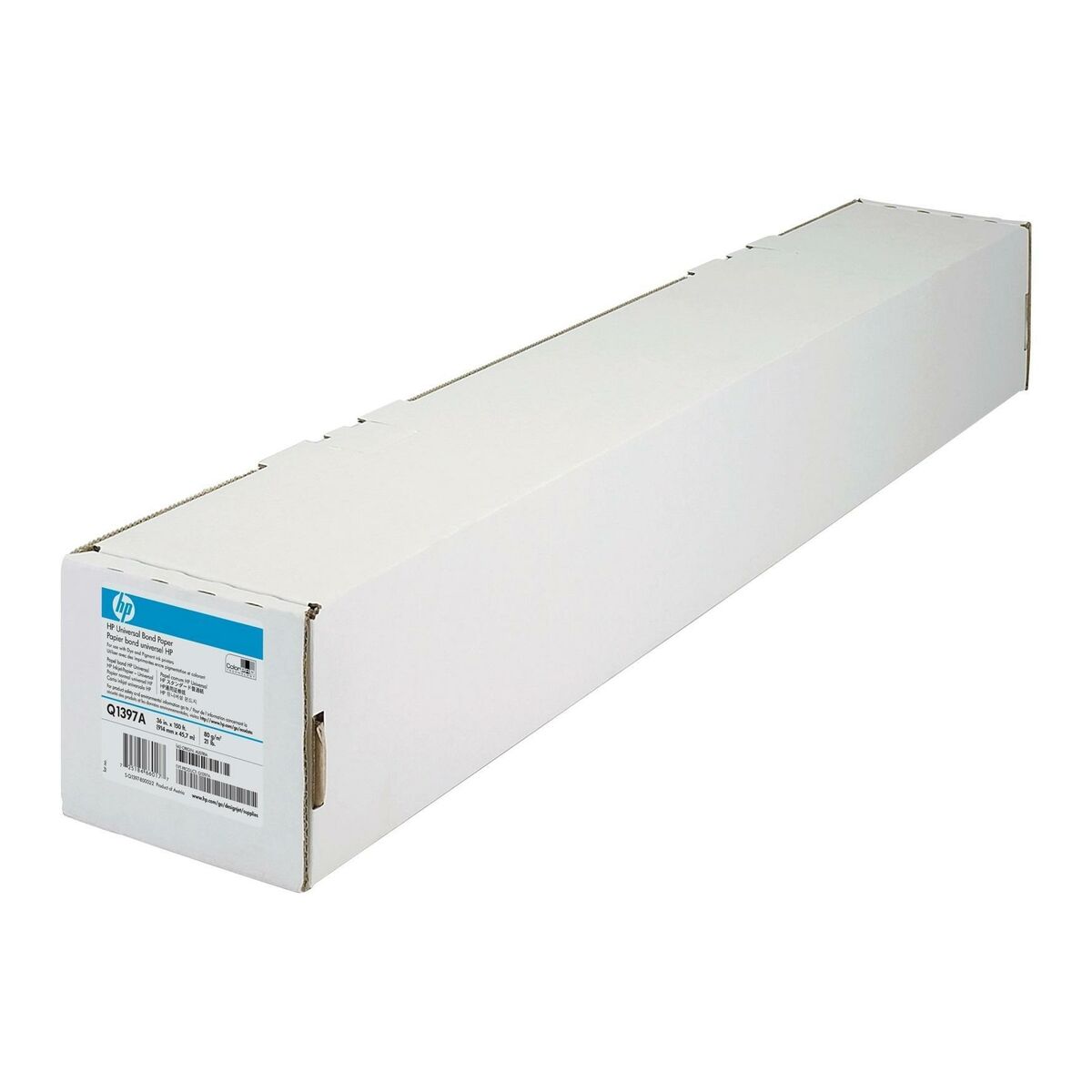 Rolo de papel para Plotter HP Bond 36 DesignJet 120 Inkjet 45,7 m Branco