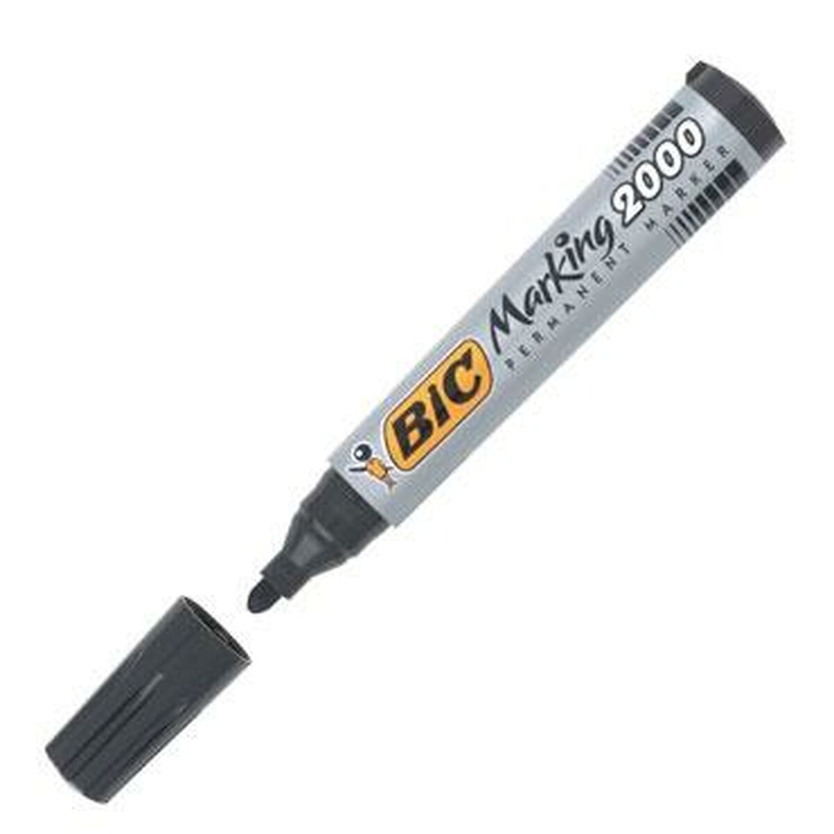 Rotulador permanente Bic Marking 2000 Preto 12 Peças
