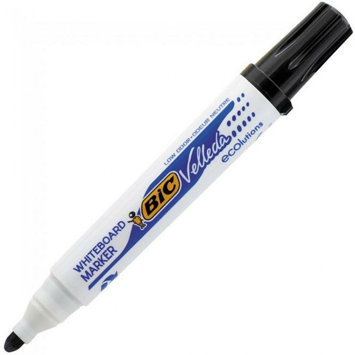 Marcadores de giz líquido Bic Velleda Ecolutions 1701 Preto (12 Peças)