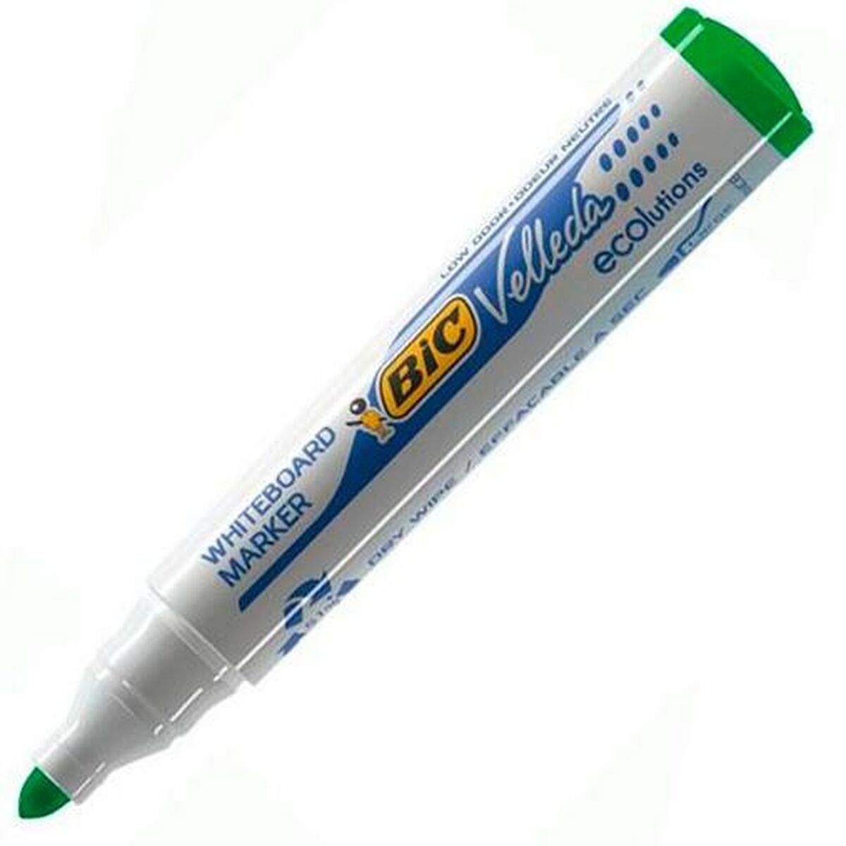 Marcadores de giz líquido Bic Velleda Ecolutions 1701 Verde (12 Peças)