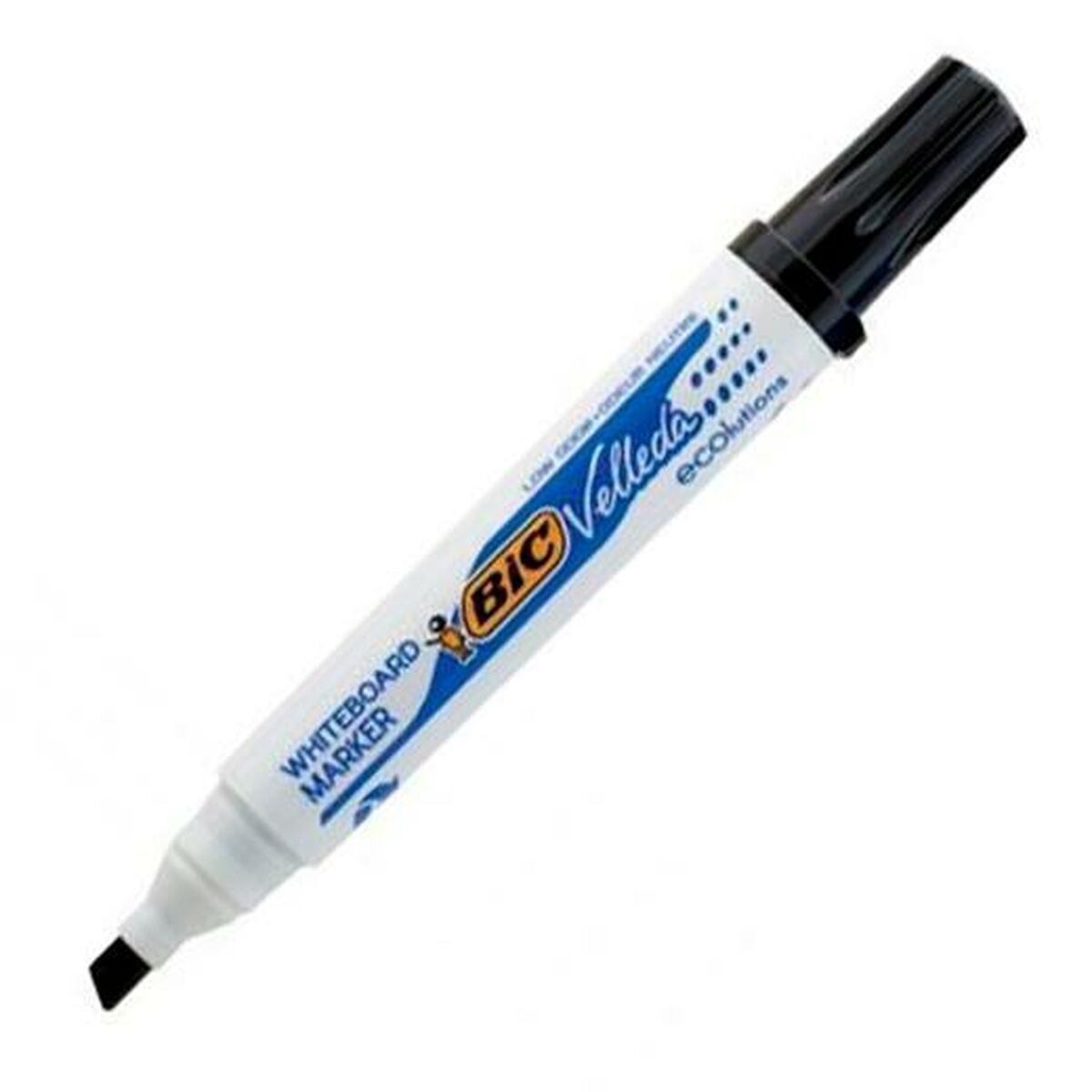 Marcadores de giz líquido Bic Velleda 1751 Preto (12 Peças)