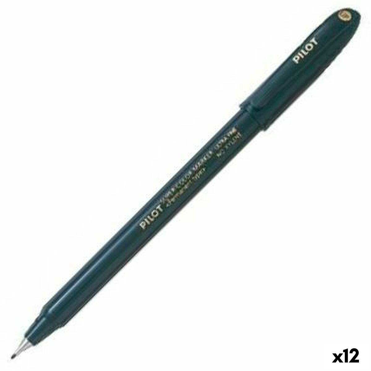 Rotuladores Pilot SCA-UF Preto (12 Unidades)