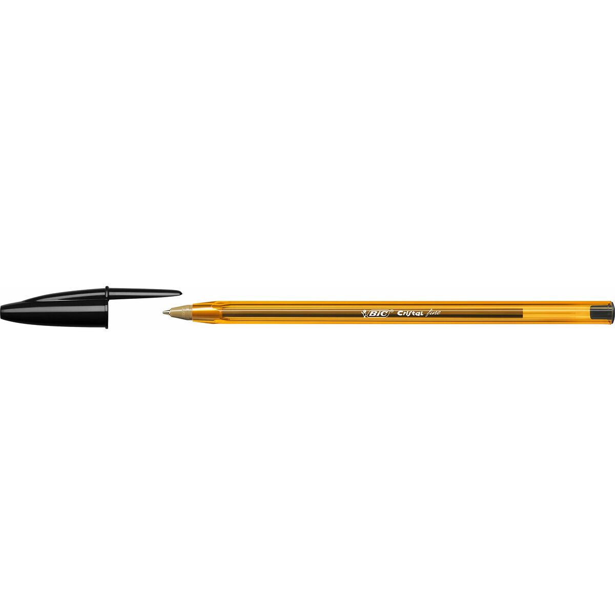 Caneta Bic Cristal Fine Preto 0,3 mm 50 Peças