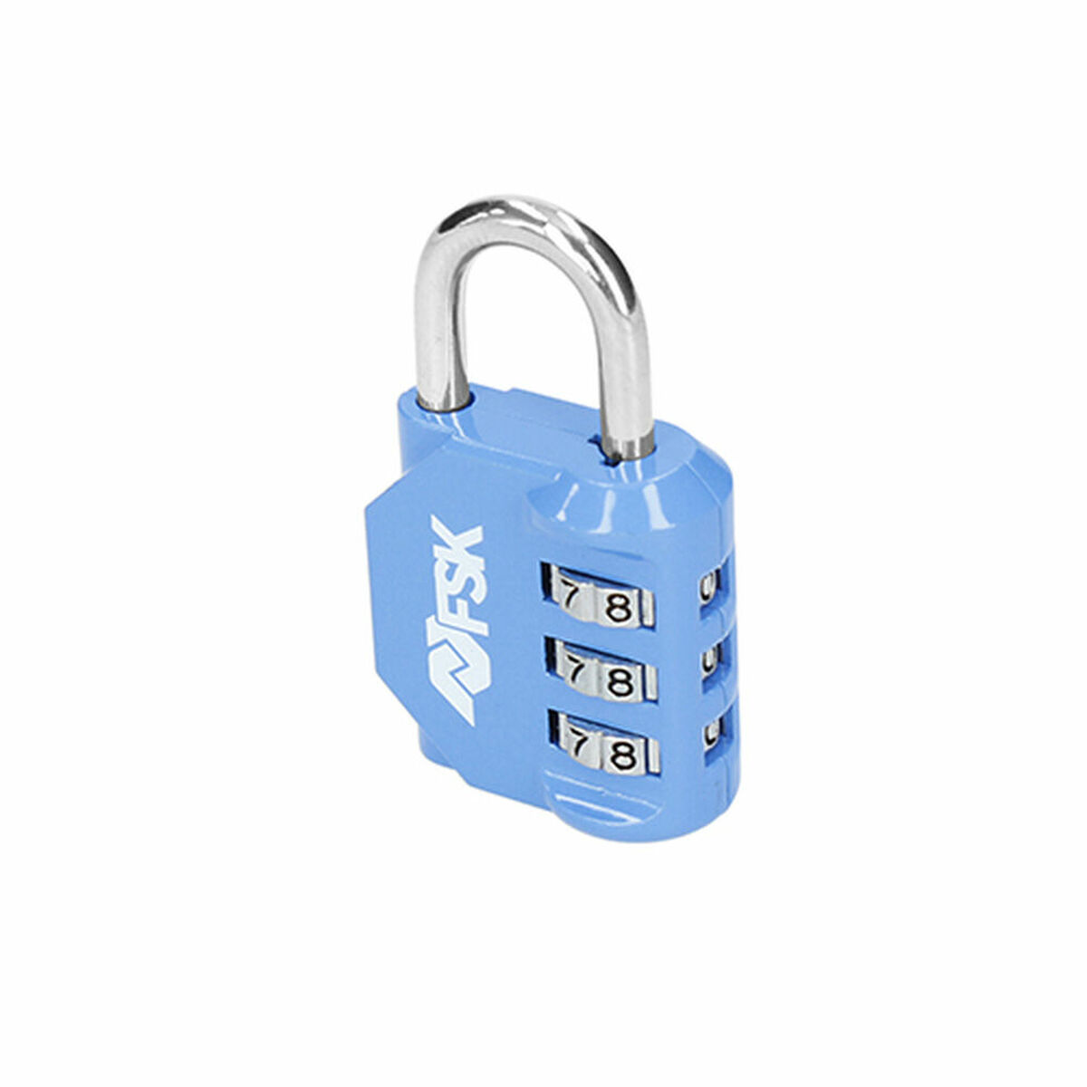 Cadeado com combinação Ferrestock Azul