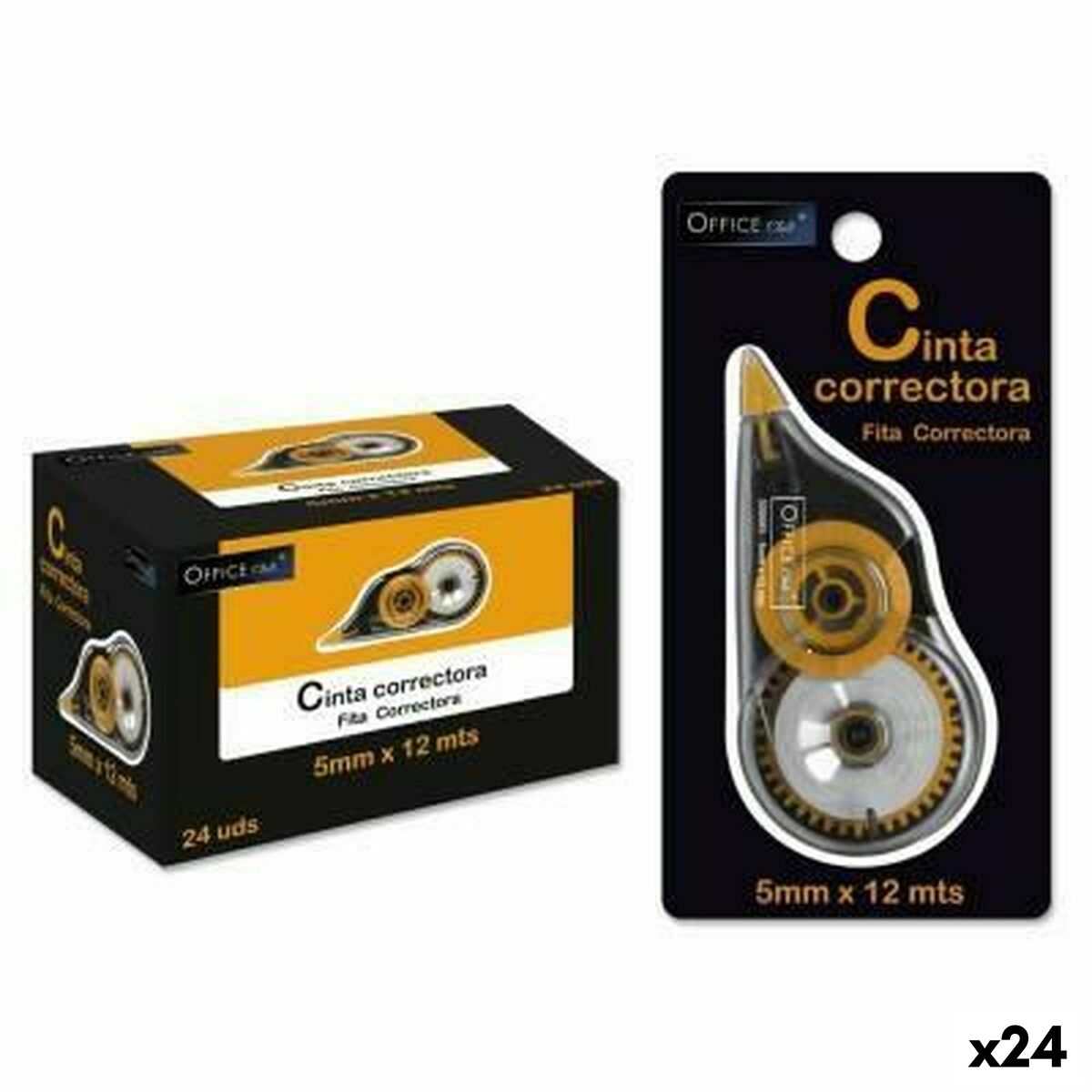 Fita Corretora OFFICE Club 5 mm 24 Unidades