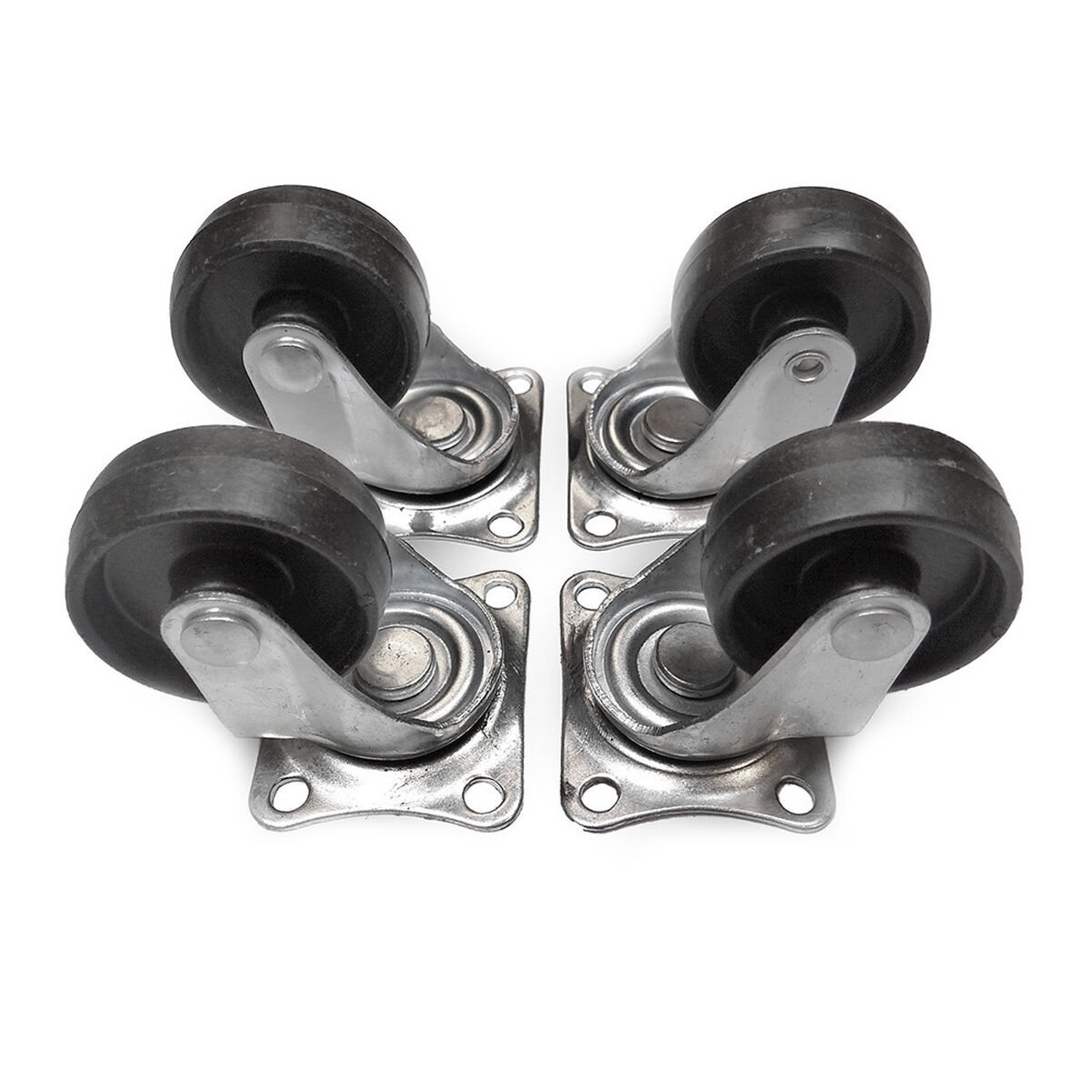 Rodas EDM 85964 Borracha natural Ø 50 mm 4 Peças