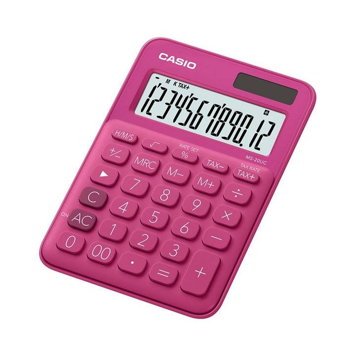 Calculadora Casio MS-20UC Vermelho (2,3 x 10,5 x 14,95 cm)