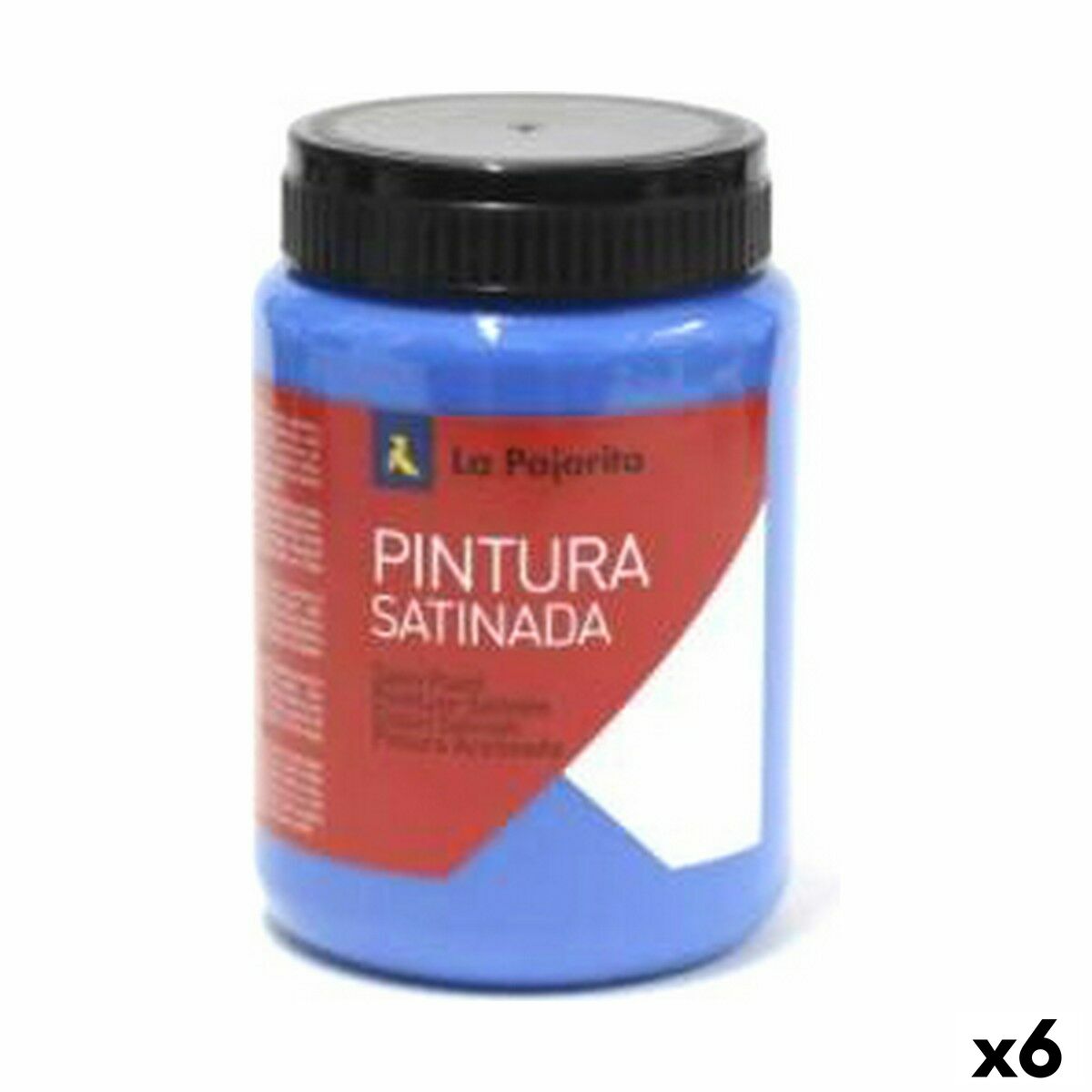 Têmpera La Pajarita Intense L-12 6 Peças Azul Acetinado