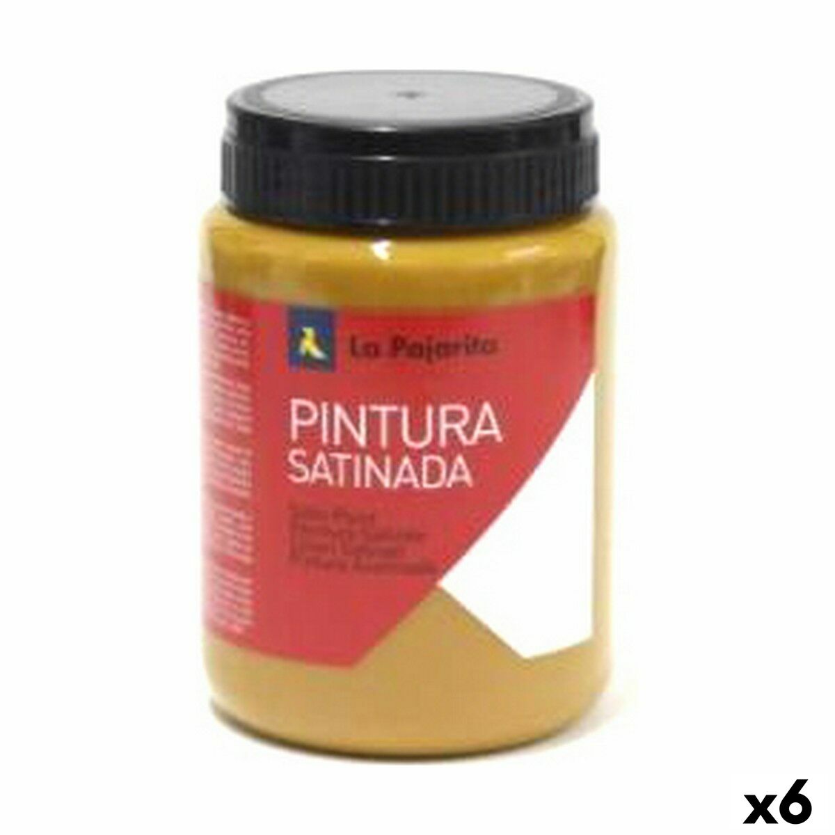 Têmpera La Pajarita L-30 6 Peças Cor terracota Escolar Acetinado
