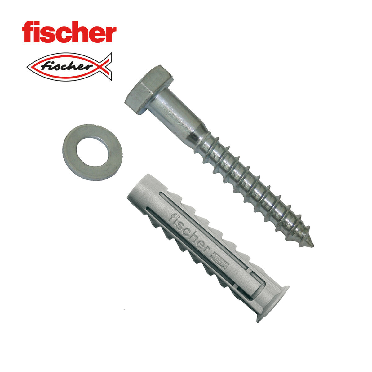 Buchas e parafusos Fischer 535512 (2 Unidades)