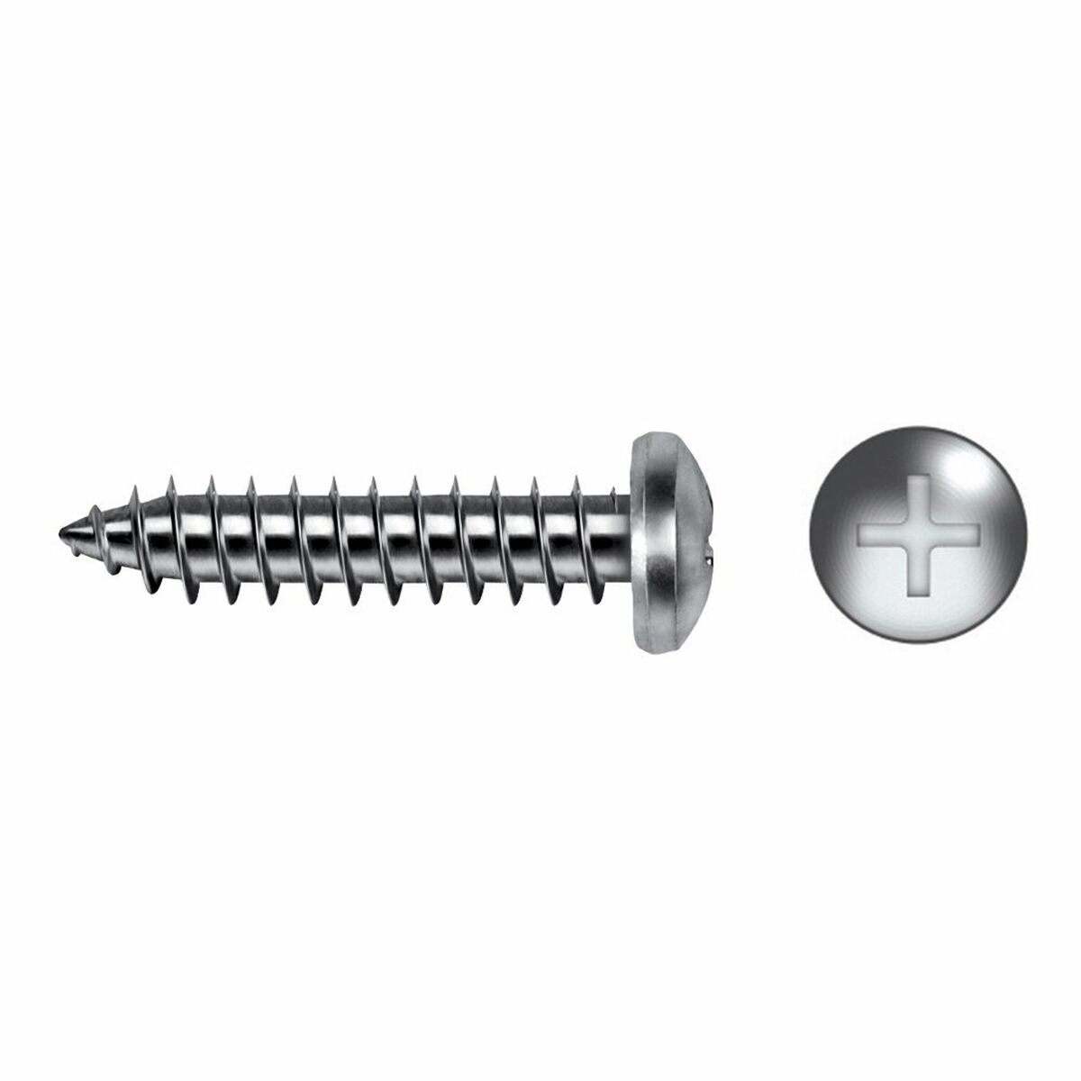 Caixa de parafusos CELO 3,5 x 38 mm 38 mm Parafuso para chapa de metal 250 Unidades Zincado