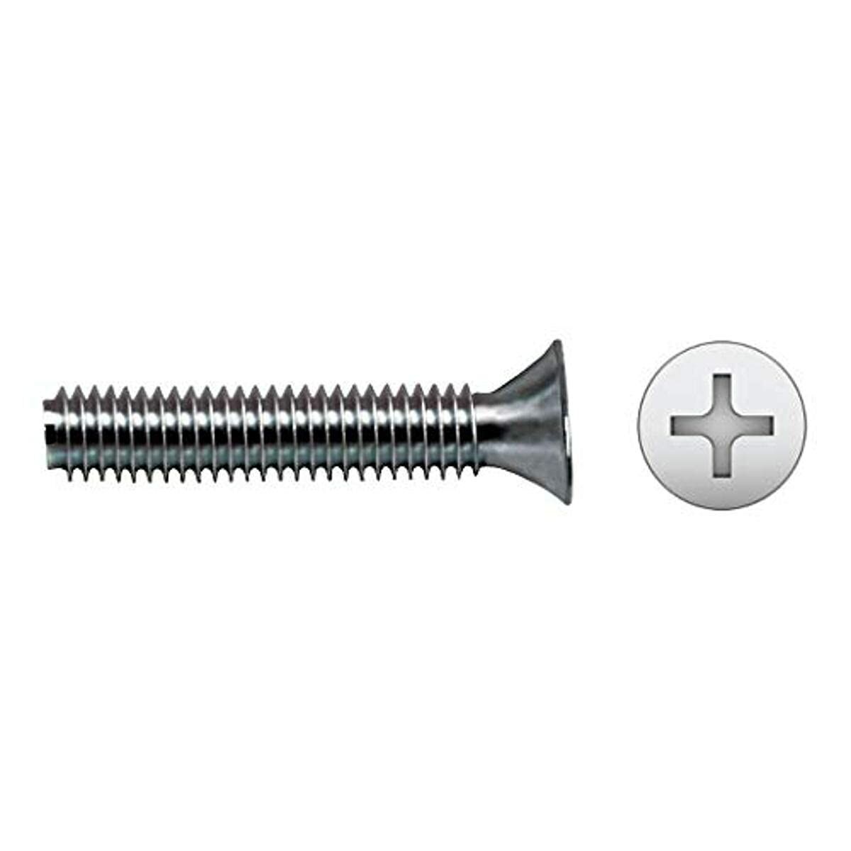 Caixa de parafusos CELO 5 x 10 mm Rosca Métrica 500 Unidades Zincado Cabeça de contrapeso