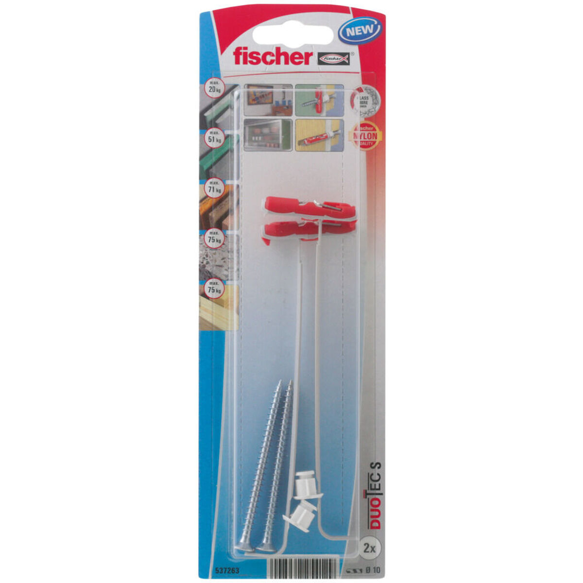 Caixa de parafusos Fischer duotec (2 Unidades)