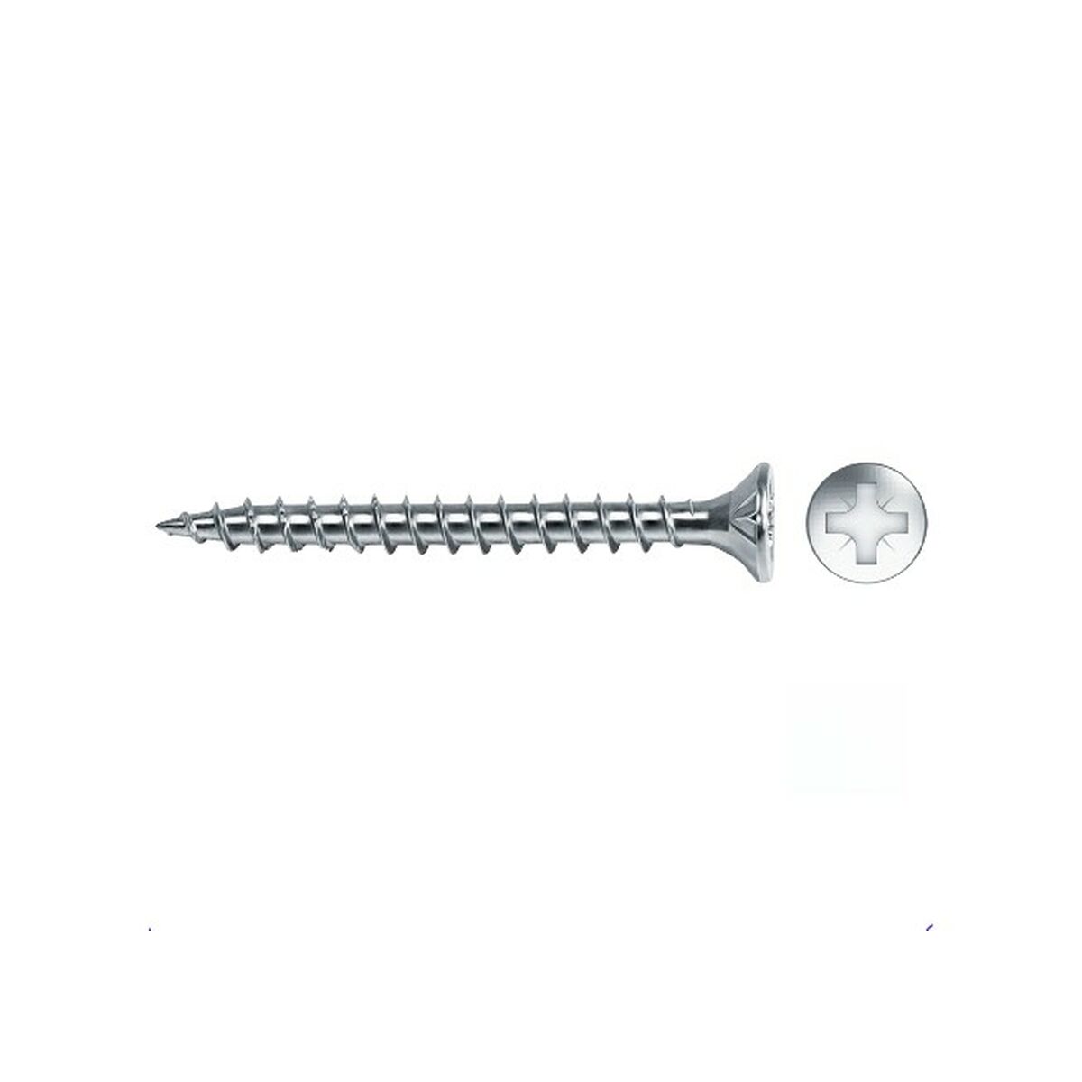 Caixa de parafusos CELO 200 Unidades Zincado Cabeça de contrapeso (4,5 x 70 mm)