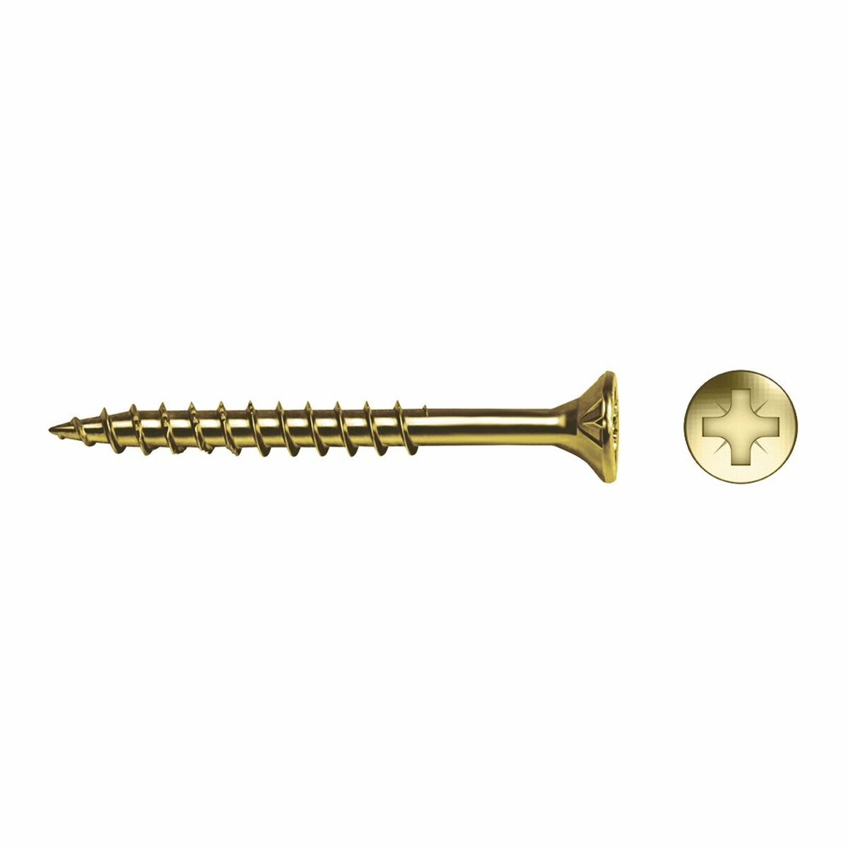 Caixa de parafusos CELO 100 Unidades Zincado Cabeça de contrapeso (6 x 110 mm)