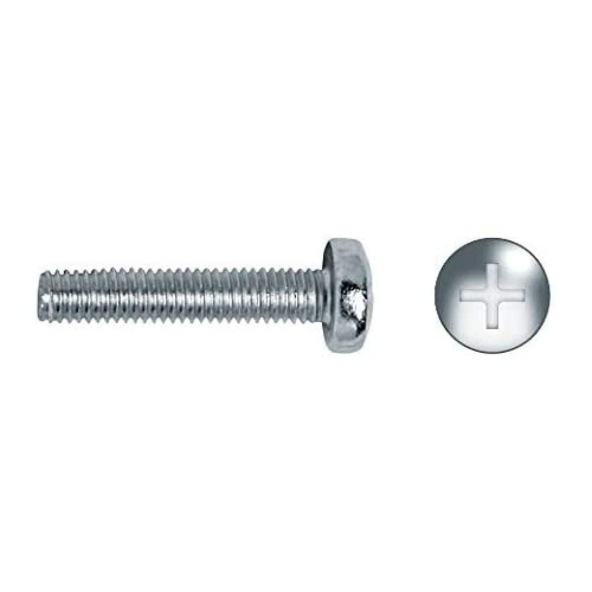 Caixa de parafusos CELO 4 x 15 mm Rosca Métrica 500 Unidades Zincado