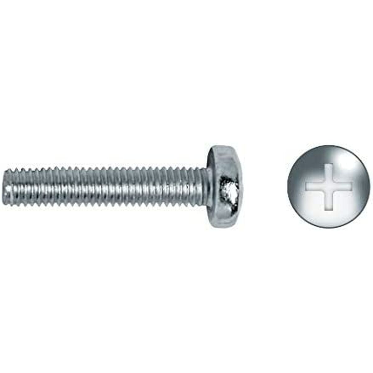 Caixa de parafusos CELO 5 x 10 mm Rosca Métrica 500 Unidades Zincado