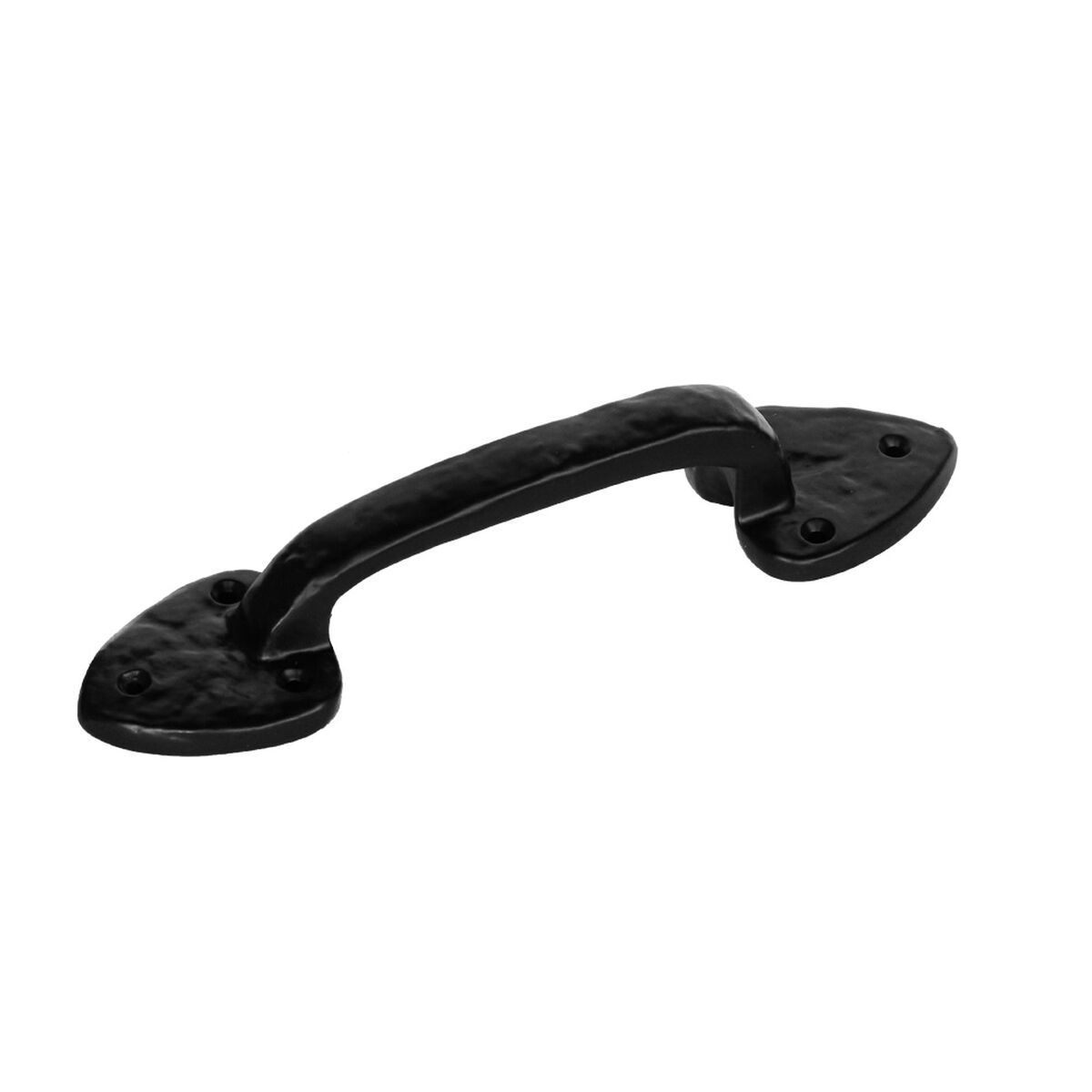 Maçaneta para porta EDM 85557 Standard Preto Aço Ferro Forja