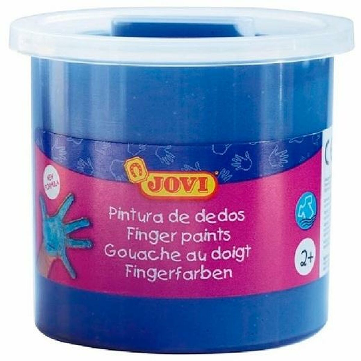 Pintura de Dedos Jovi Estojo 5 Peças Azul 125 ml