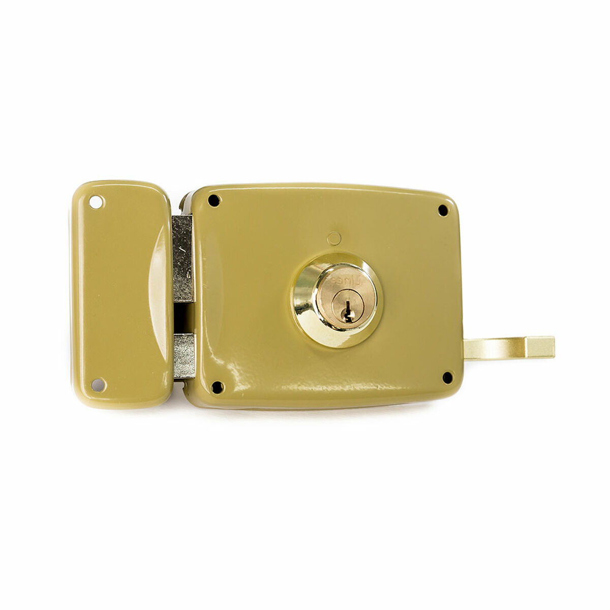 Fechadura de sobreposição Lince 5125a-95125ahe08i Aço Esquerda 80 mm Sobrepor
