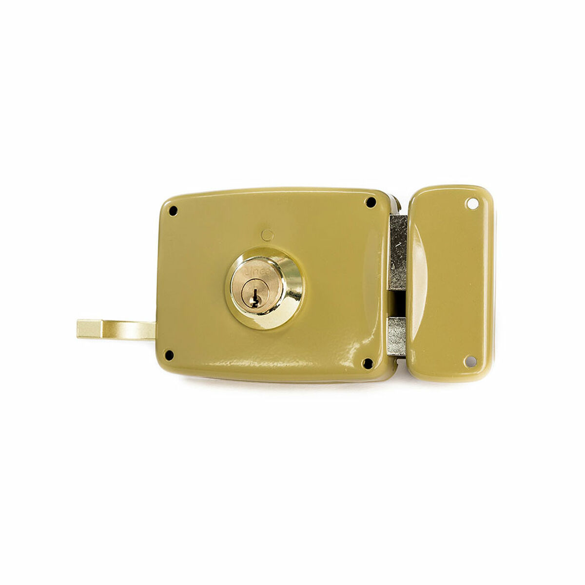 Fechadura de sobreposição Lince 5125a-95125ahe08d Aço Direita 80 mm Sobrepor