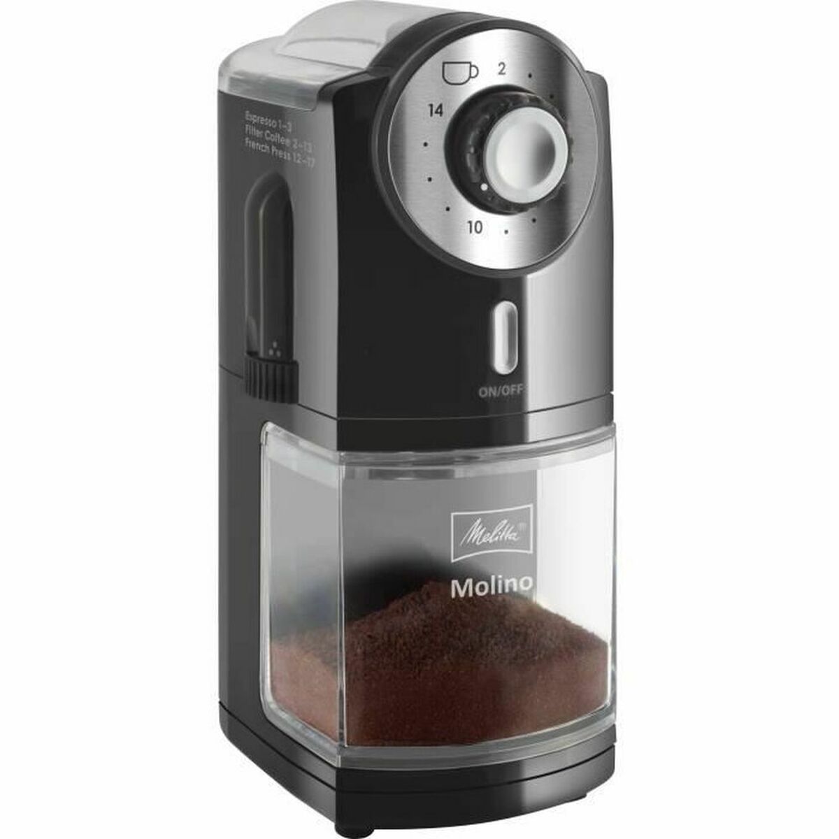Moedor de Café Melitta 1019-02 Preto noir 200 g 100 W 1000 W