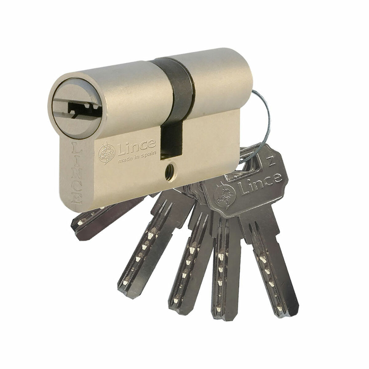 Cilindro Lince C2-9c234032n Niquelado Aço Leva curta (72 mm)