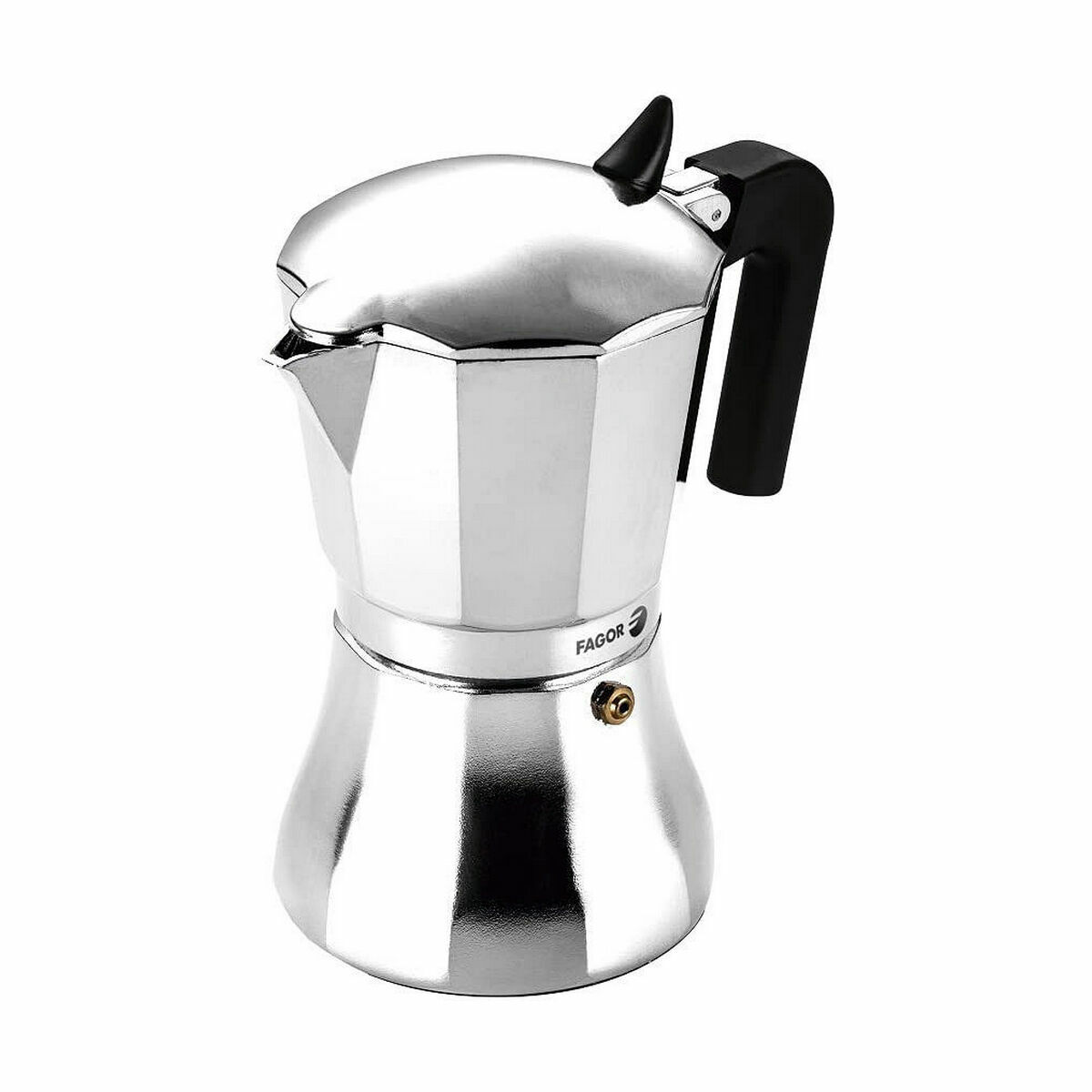 Cafeteira Italiana Fagor Aço Alumínio 6 Copos (1 Unidade)