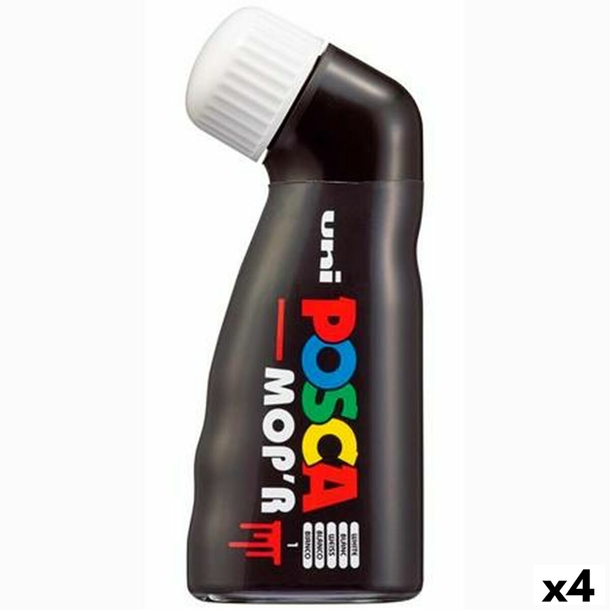 Marcador POSCA MOP´R PC-22 Branco (4 Unidades)