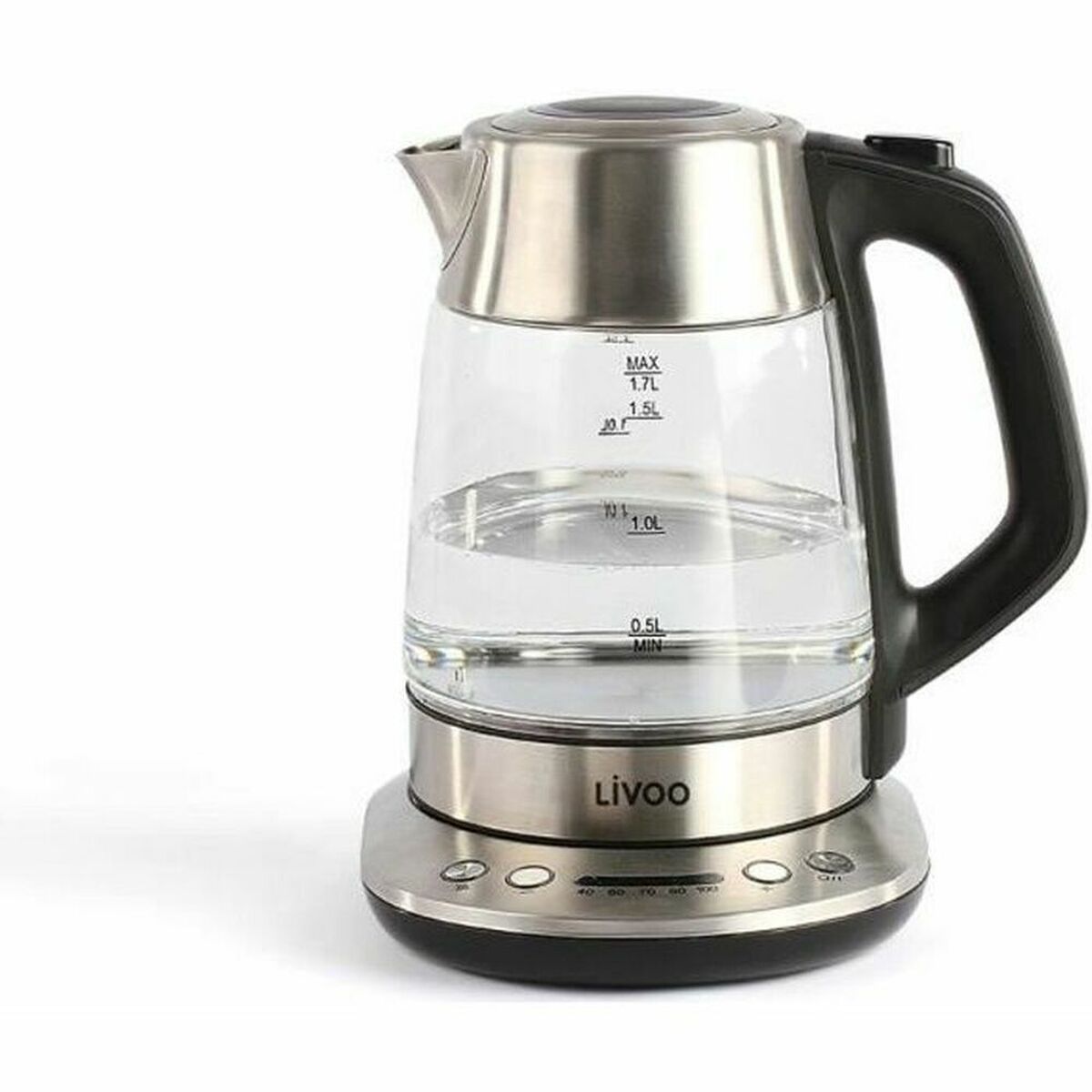 Chaleira Livoo DOD165 1,7 L Cinzento 1,7 L