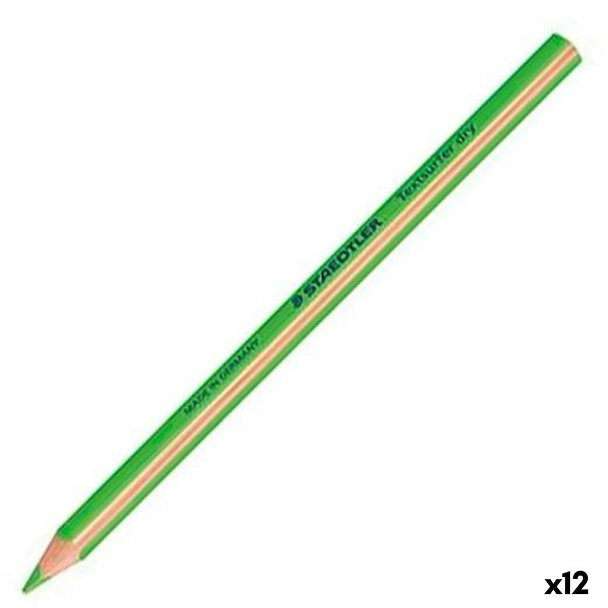Marcador Staedtler Textsurfer Dry Verde (12 Unidades)